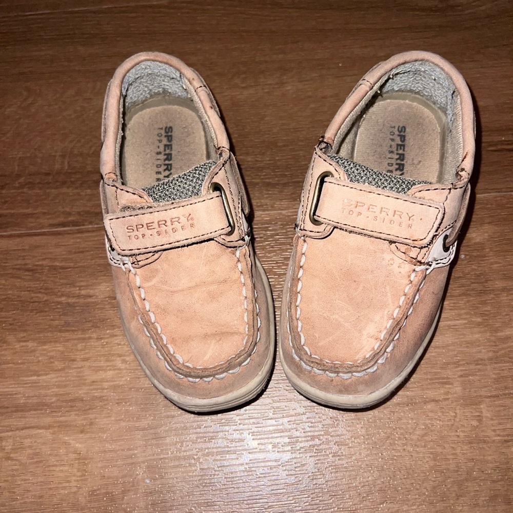 Sperry Baby Tan Boat Shoes